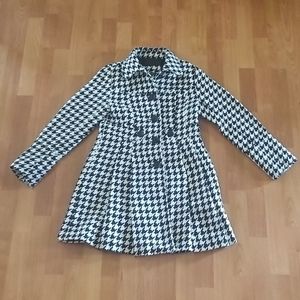 💛 GEORGE kids black and white pea coat